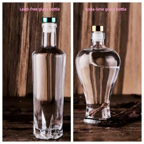 Lead-free glass bottle